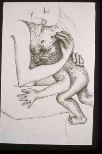 Meghan Caughey, Mother and Child